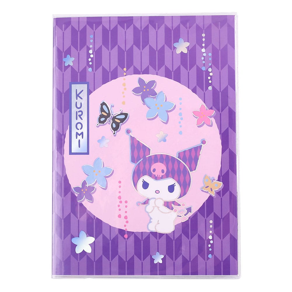 Sanrio Notitieboekje Kuromi Japans holografisch geruit