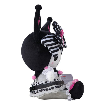 Sanrio Roze Zwart Party Series Pluche Figuur Kuromi L 22 cm