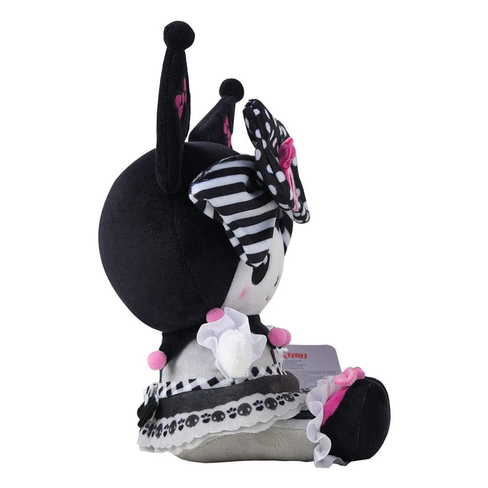 Sanrio Roze Zwart Party Series Pluche Figuur Kuromi XL 35 cm