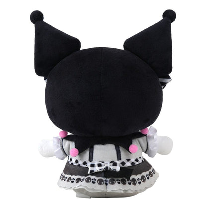 Sanrio Roze Zwart Party Series Pluche Figuur Kuromi XL 35 cm