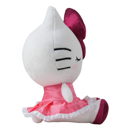 Sanrio pluchen figuur Hello Kitty rood fluwelen jurk L 22 cm