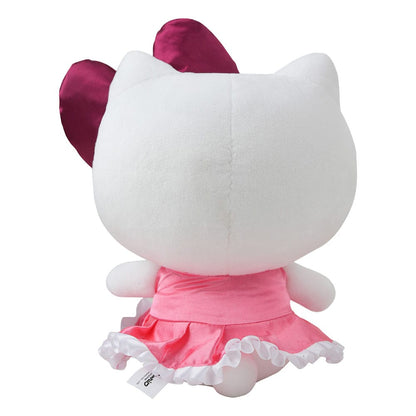 Sanrio pluchen figuur Hello Kitty rood fluwelen jurk L 22 cm