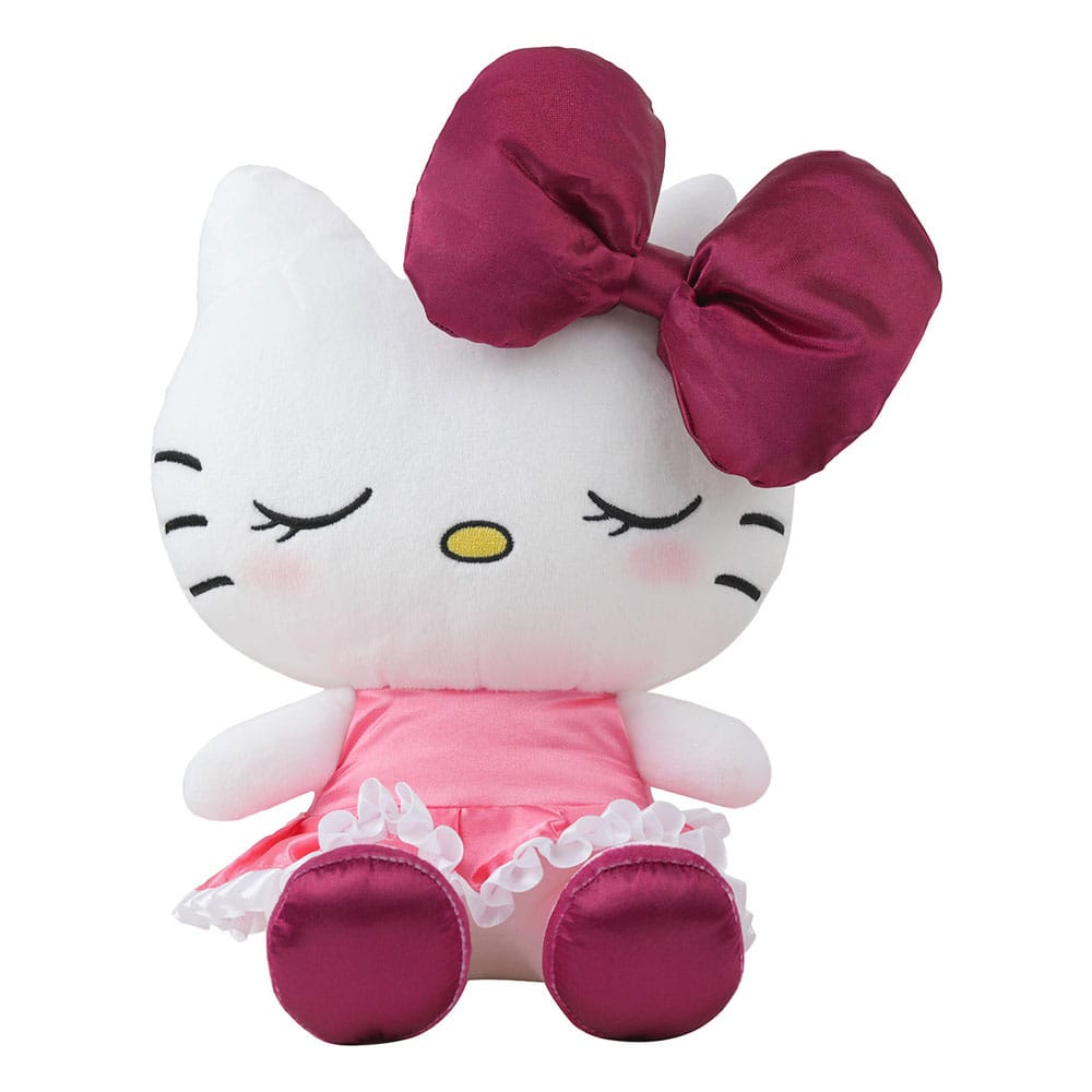 Sanrio pluchen figuur Hello Kitty rood fluwelen jurk L 22 cm