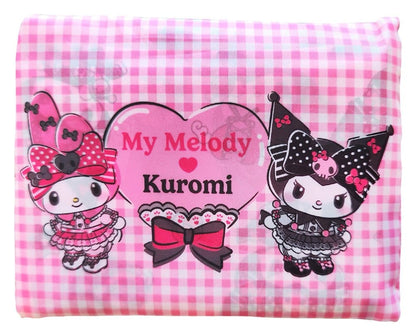 Sanrio roze zwarte Party Series draagtas Kuromi & My Melody opvouwbaar