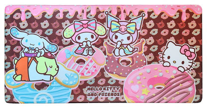 Sanrio Roze Zwarte Party Series XXL Muismat Hello Kitty & Friends Donuts