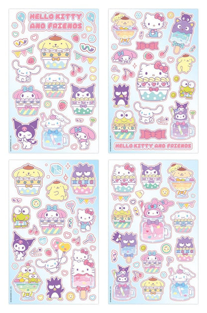 Sanrio-stickerpakket Hello Kitty & Friends 03 Cupcake