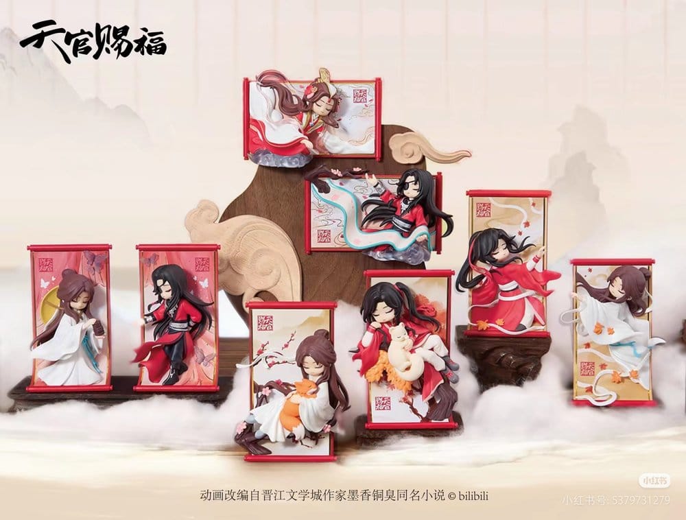 Heaven Official's Blessing minifiguren Gong Fu Jing Juan-serie 13 cm blindbox-display (8)