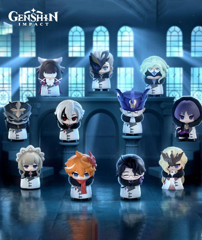Genshin Impact minifiguren Fatui Harbingers Chibi Design 7 cm blinde doos display (9)