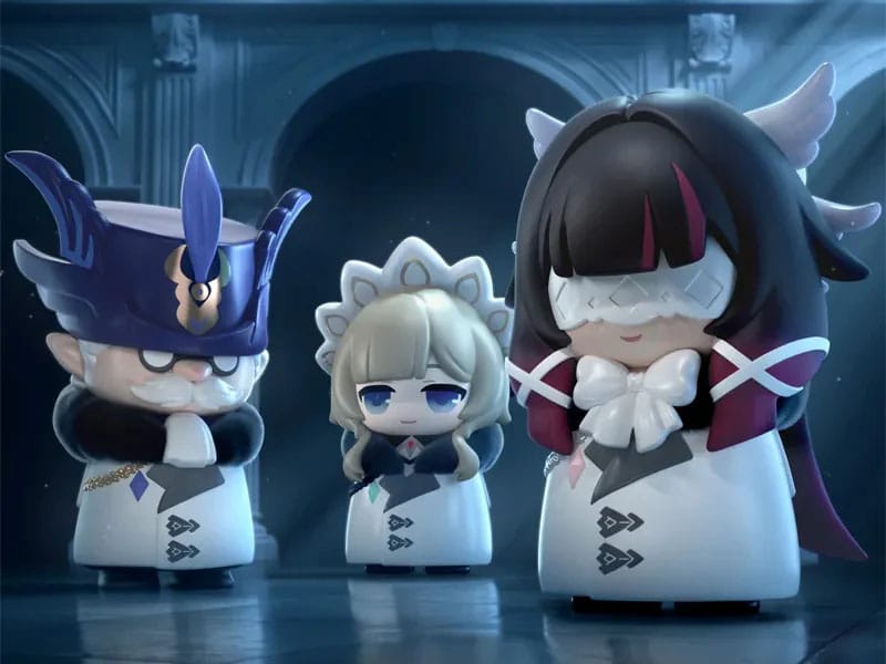 Genshin Impact minifiguren Fatui Harbingers Chibi Design 7 cm blinde doos display (9)