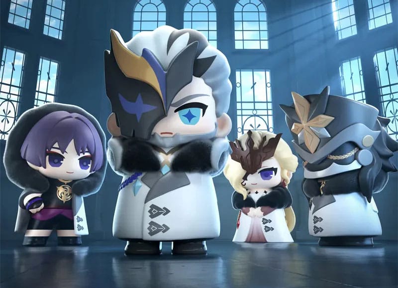 Genshin Impact minifiguren Fatui Harbingers Chibi Design 7 cm blinde doos display (9)