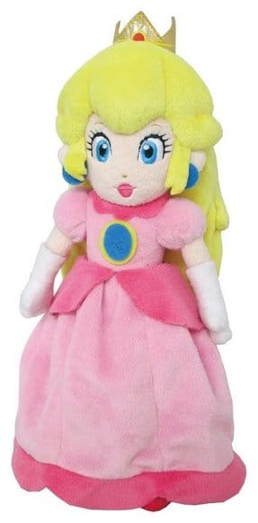 Super Mario Pluche Figuur Prinses Peach 26 cm