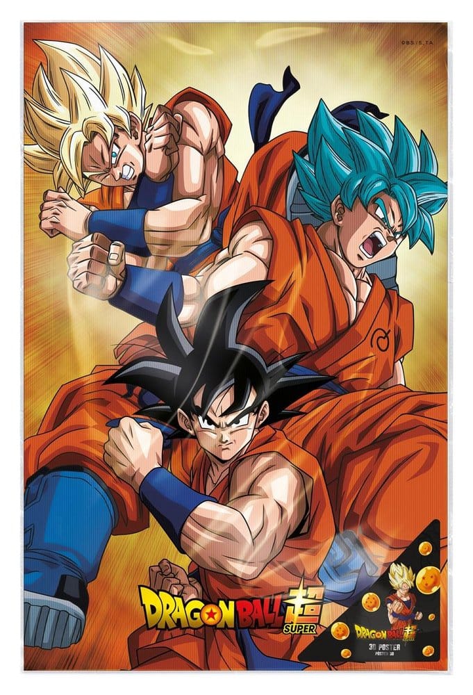 Dragon Ball Super 3D-poster Champa Goku 38 x 58 cm
