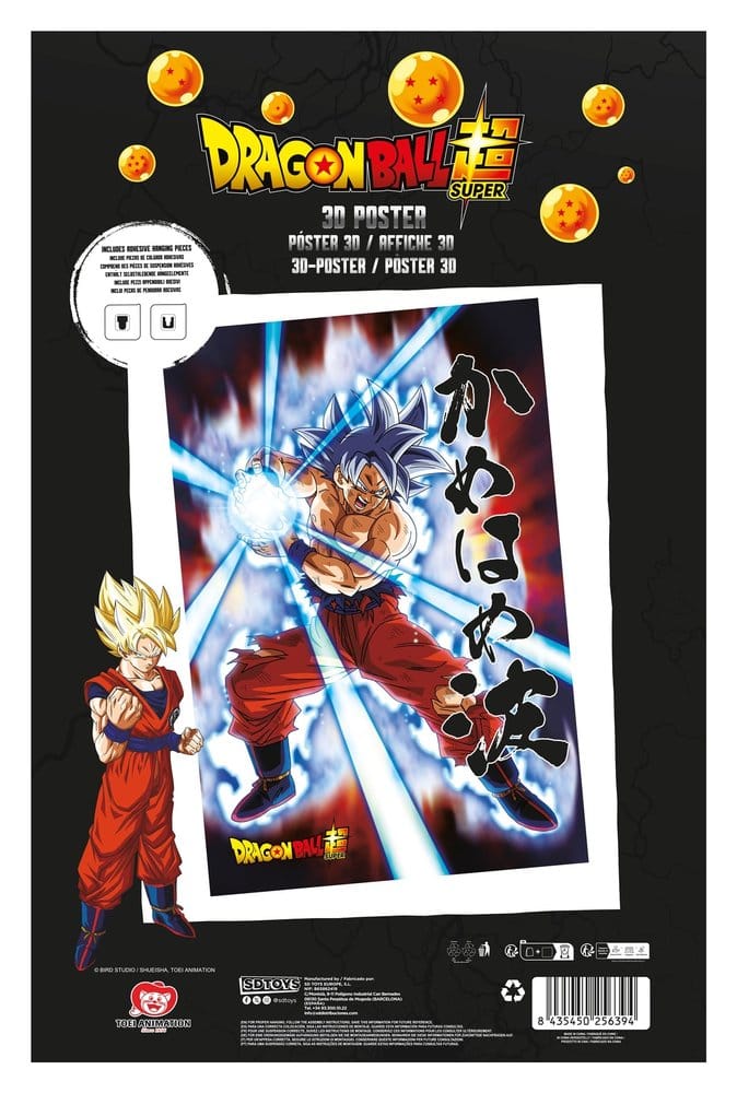 Dragon Ball Super 3D-poster Survival Goku 38 x 58 cm