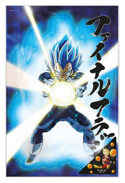 Dragon Ball Super 3D-poster Survival Vegeta 38 x 58 cm