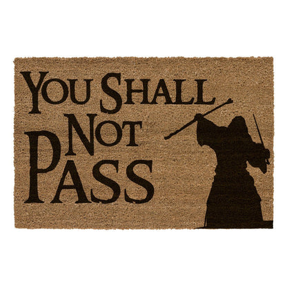 Lord of the Rings Doormat U zult geen 60 x 40 cm passeren