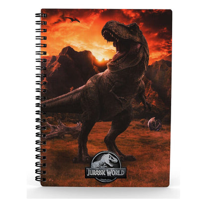Jurassic World Notebook met 3D-effect in het wild