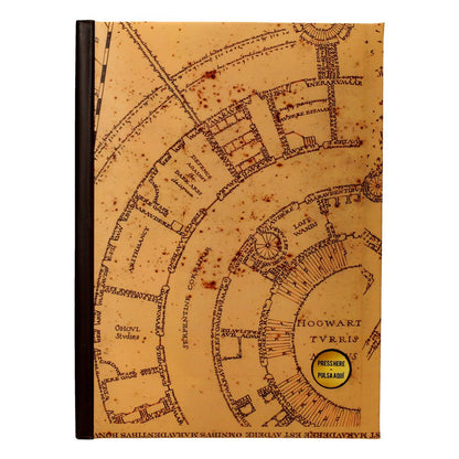 Harry Potter -notebook met de kaart van Light Marauder