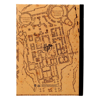 Harry Potter -notebook met de kaart van Light Marauder