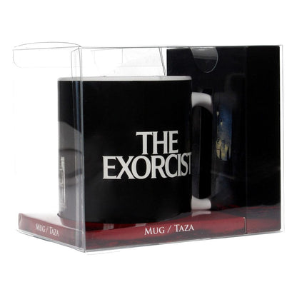 De Exorcist cadeauset mok en sleutelhanger posterprint zwart-wit