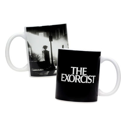De Exorcist cadeauset mok en sleutelhanger posterprint zwart-wit