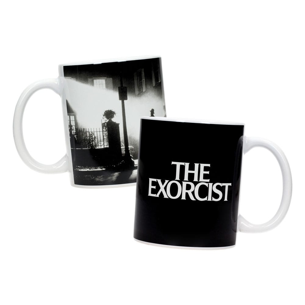 De Exorcist cadeauset mok en sleutelhanger posterprint zwart-wit