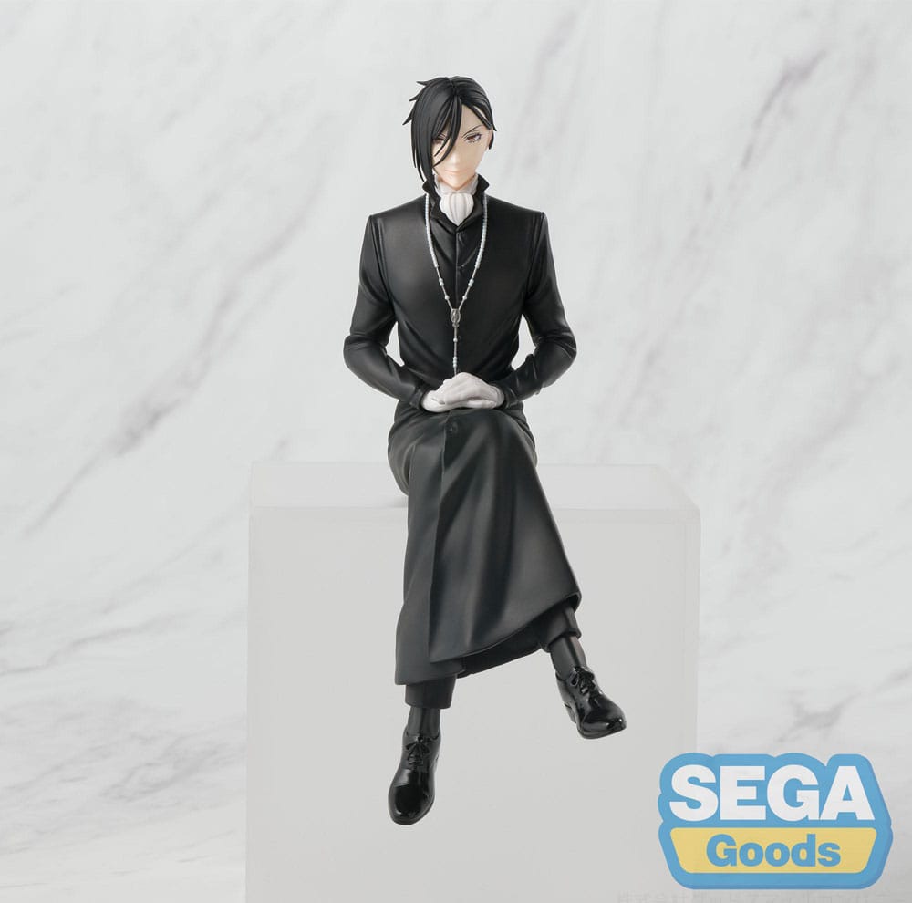 Black Butler: Kostschool Arc PM Zitstokken PVC Beeld Sebastian Michaelis 16 cm