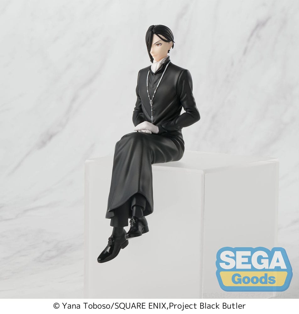 Black Butler: Kostschool Arc PM Zitstokken PVC Beeld Sebastian Michaelis 16 cm