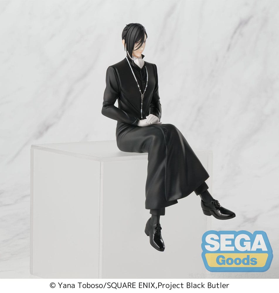 Black Butler: Kostschool Arc PM Zitstokken PVC Beeld Sebastian Michaelis 16 cm