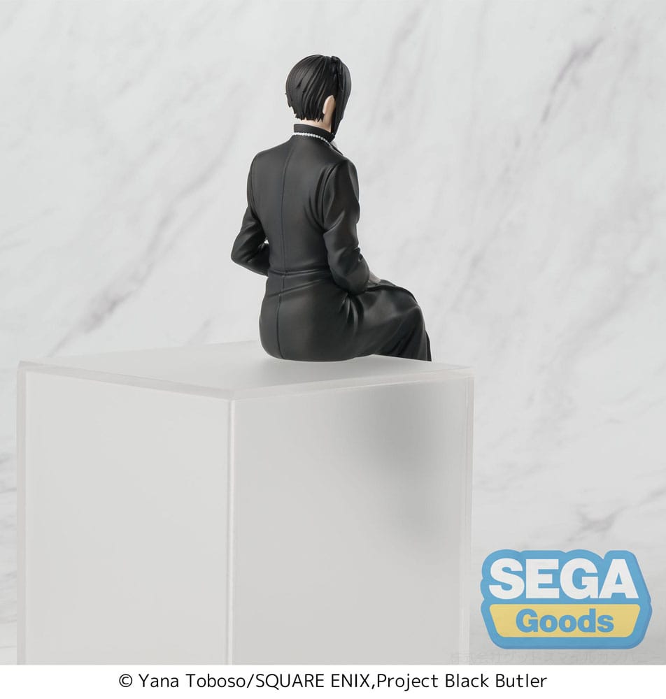 Black Butler: Kostschool Arc PM Zitstokken PVC Beeld Sebastian Michaelis 16 cm