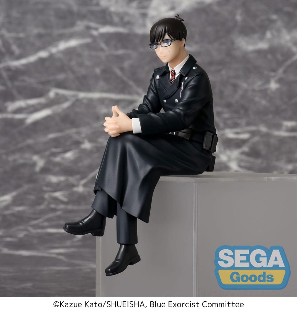 Blauwe Exorcist Shimane Illuminati Saga PM Zitstok PVC Beeld Yukio Okumura 14 cm