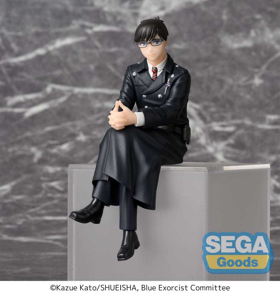 Blauwe Exorcist Shimane Illuminati Saga PM Zitstok PVC Beeld Yukio Okumura 14 cm