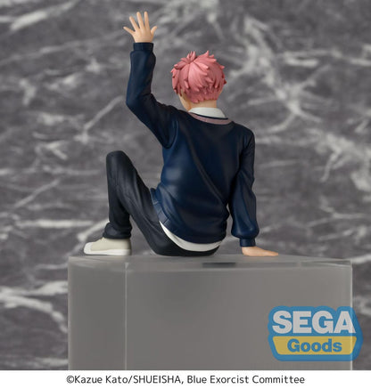 Blauwe Exorcist Shimane Illuminati Saga PM Zitstok PVC-beeld Renzo Shima 14 cm