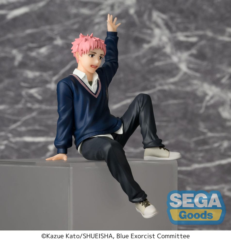 Blauwe Exorcist Shimane Illuminati Saga PM Zitstok PVC-beeld Renzo Shima 14 cm