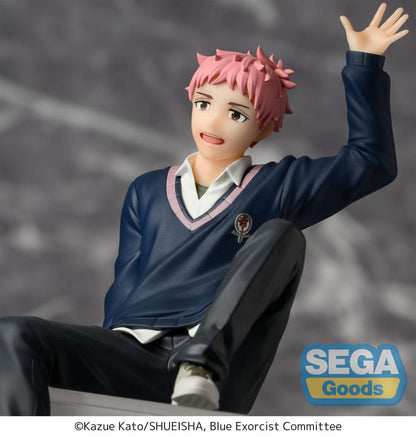 Blauwe Exorcist Shimane Illuminati Saga PM Zitstok PVC-beeld Renzo Shima 14 cm