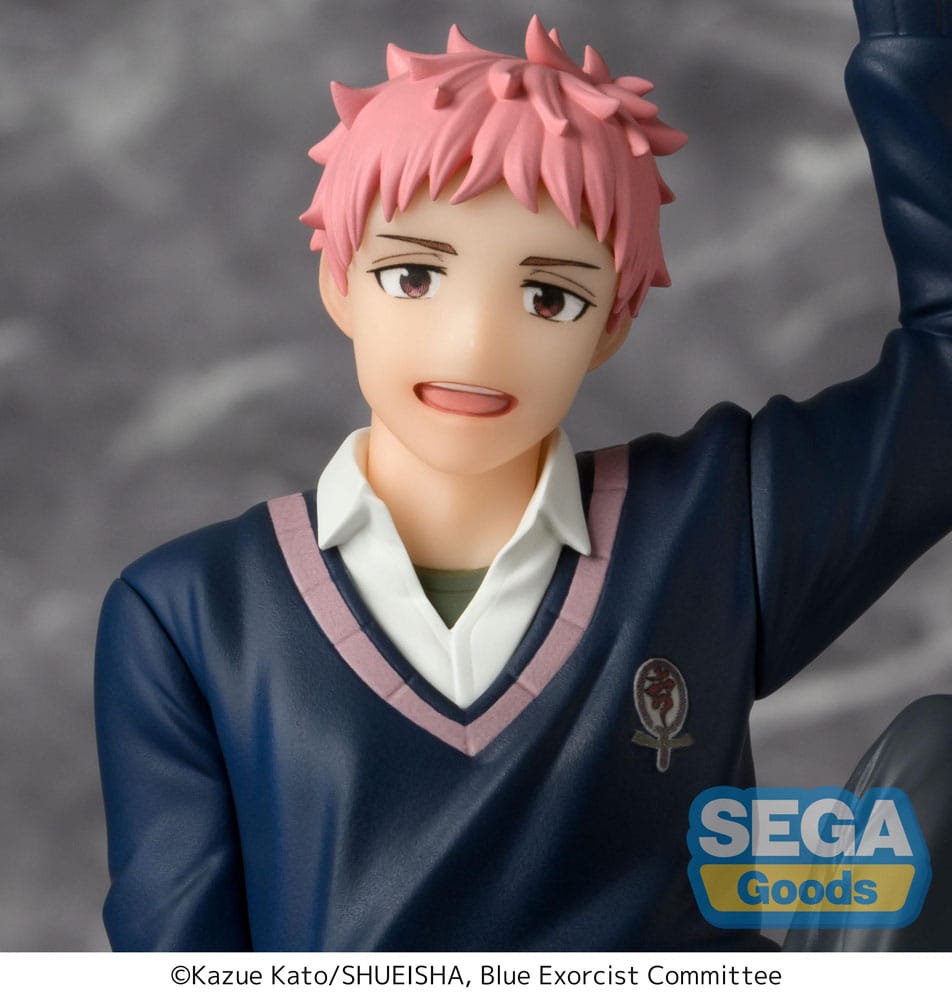 Blauwe Exorcist Shimane Illuminati Saga PM Zitstok PVC-beeld Renzo Shima 14 cm