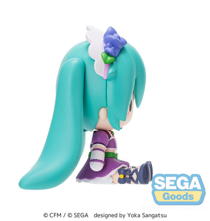 Character Vocal Series 01: Hatsune Miku Fuwa Petit Chibi-figuur Hatsune Miku x Love en Berry Verkleed je en dans! Glinsterend Paars 8 cm