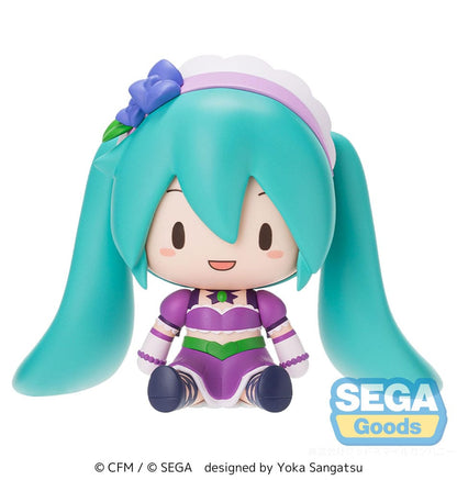 Character Vocal Series 01: Hatsune Miku Fuwa Petit Chibi-figuur Hatsune Miku x Love en Berry Verkleed je en dans! Glinsterend Paars 8 cm