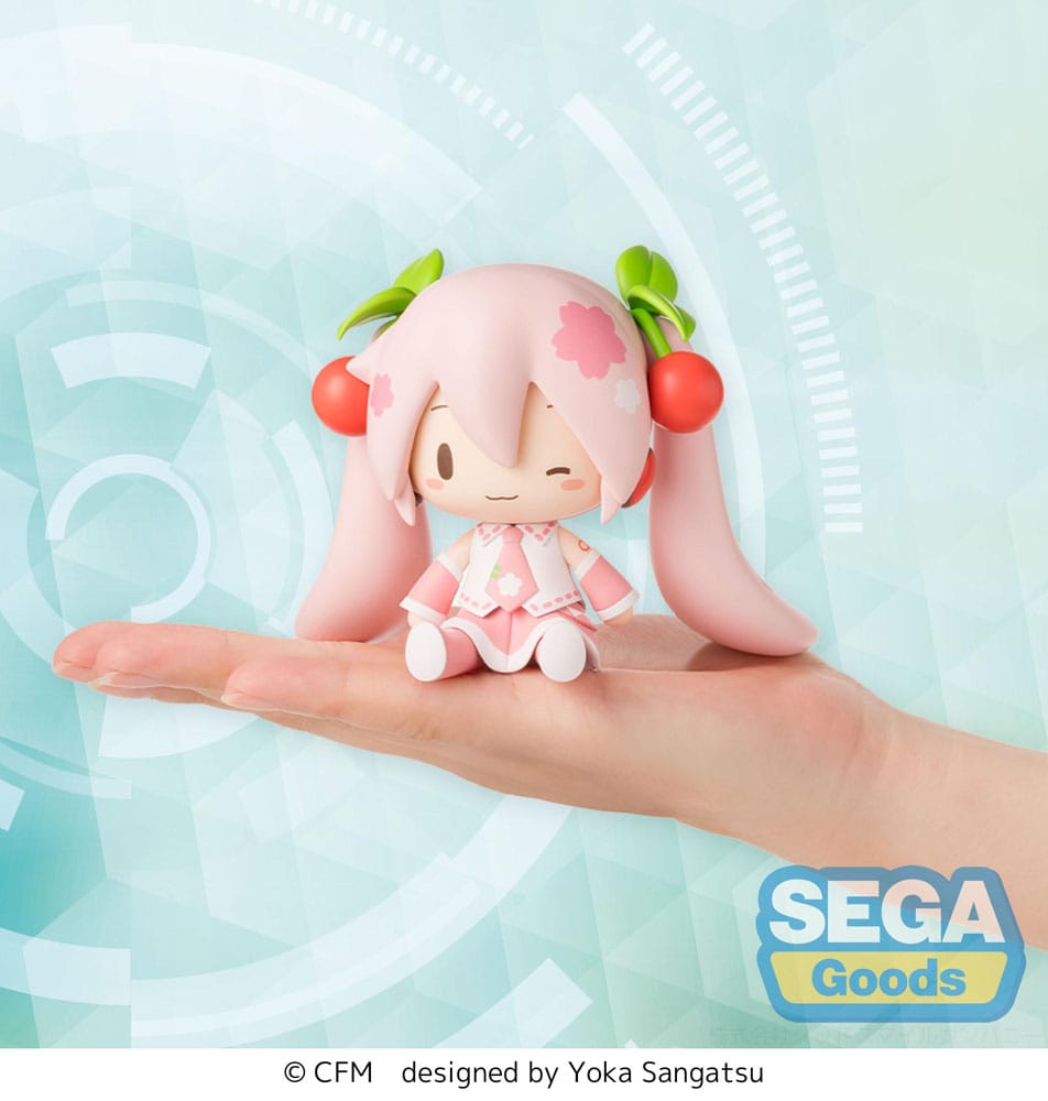 Character Vocal Series 01: Hatsune Miku Fuwa Petit Chibi-figuur Sakura Miku 8 cm