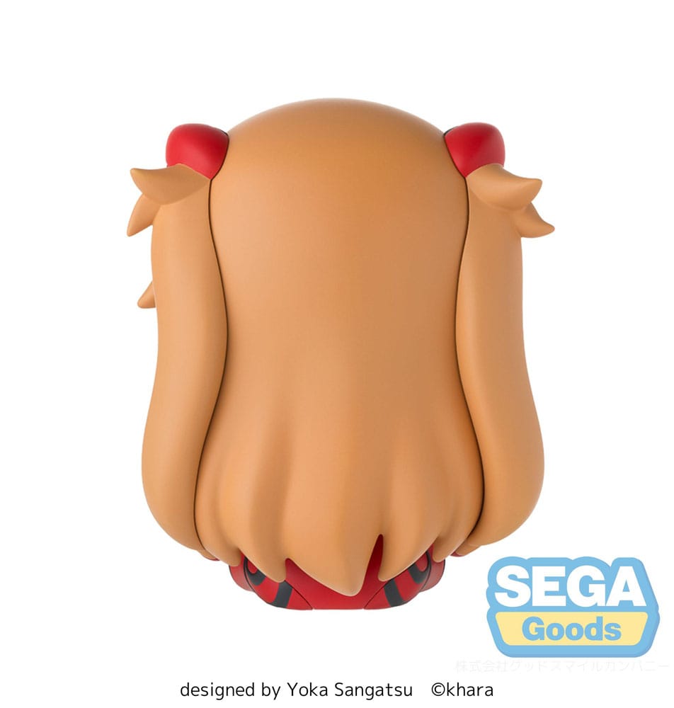 Evangelion: Nieuwe Theatrale Editie Fuwa Petit Chibi Figuur Asuka Plug Suit 8 cm