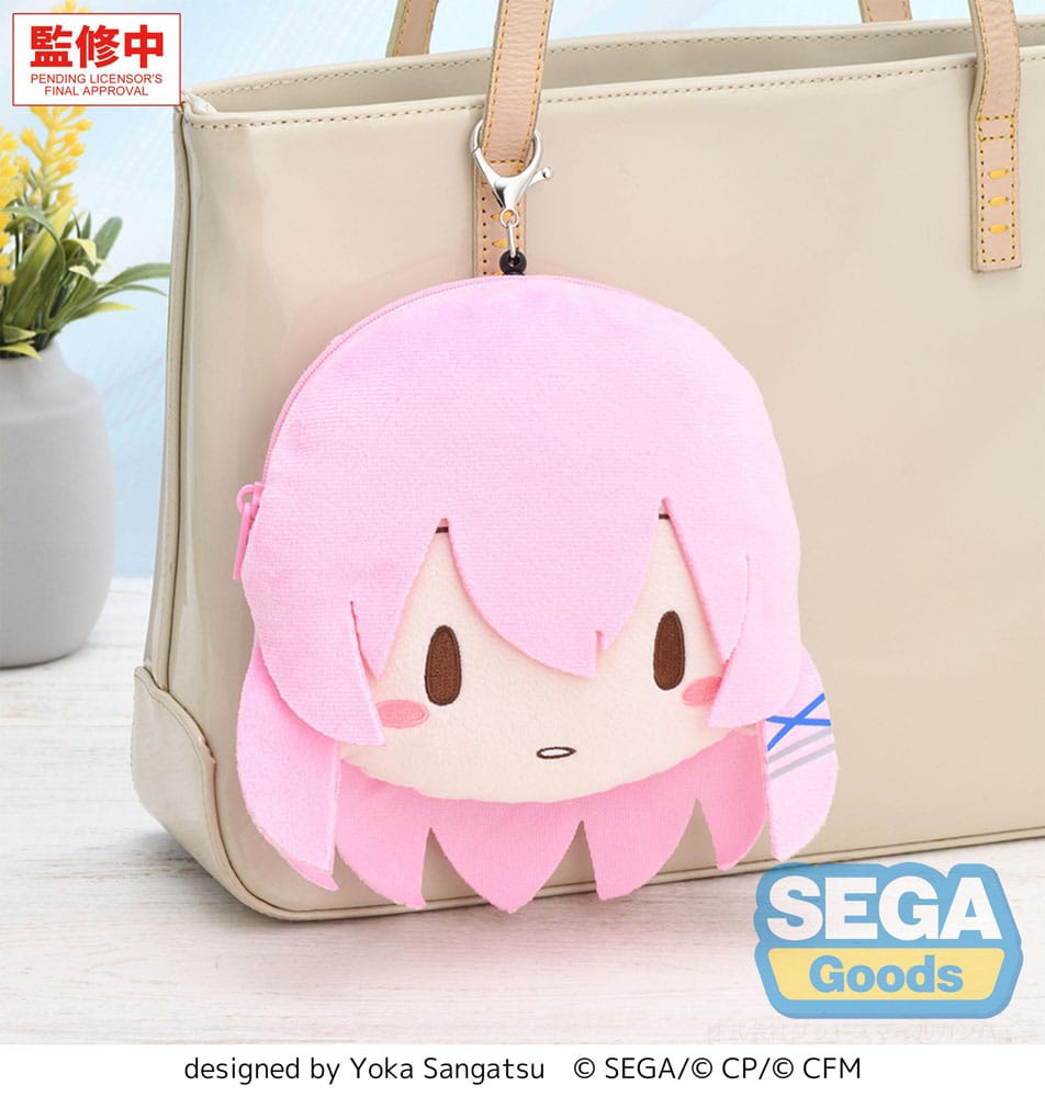 Hatsune Miku: kleurrijk podium! Pluche sleutelhanger Megurine Luka School Sekai 15 cm