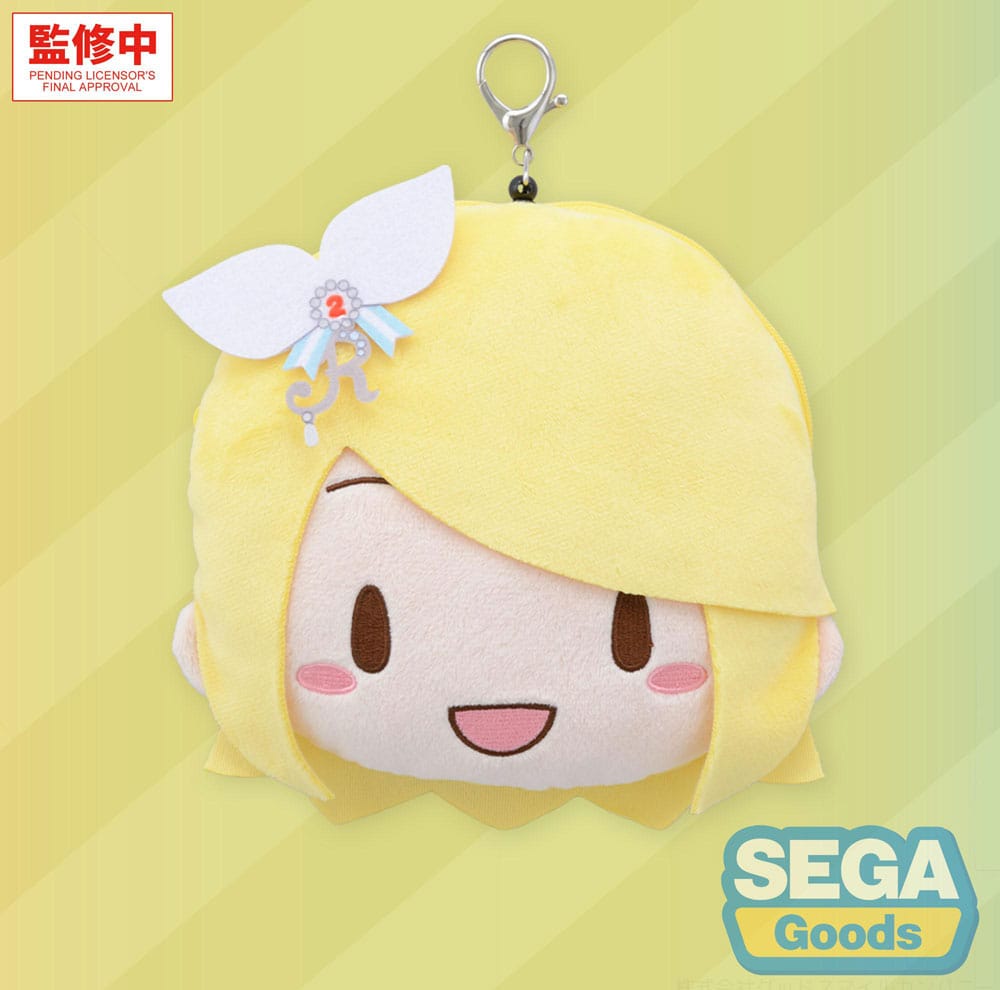 Hatsune Miku: kleurrijk podium! Pluche sleutelhanger Kagamine Rin Stage Sekai 15 cm