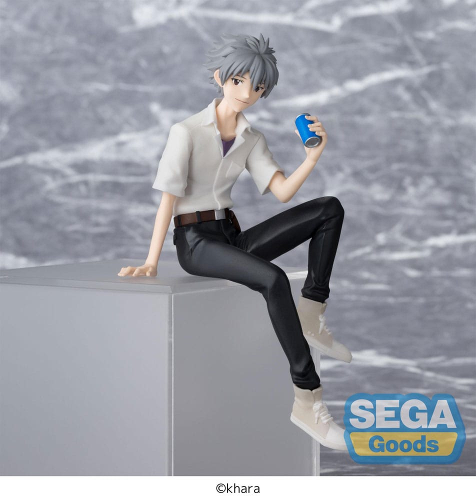 Evangelion: Nieuwe Theatrale Editie PM Zitbaar PVC-beeld Kaworu Nagisa 14 cm
