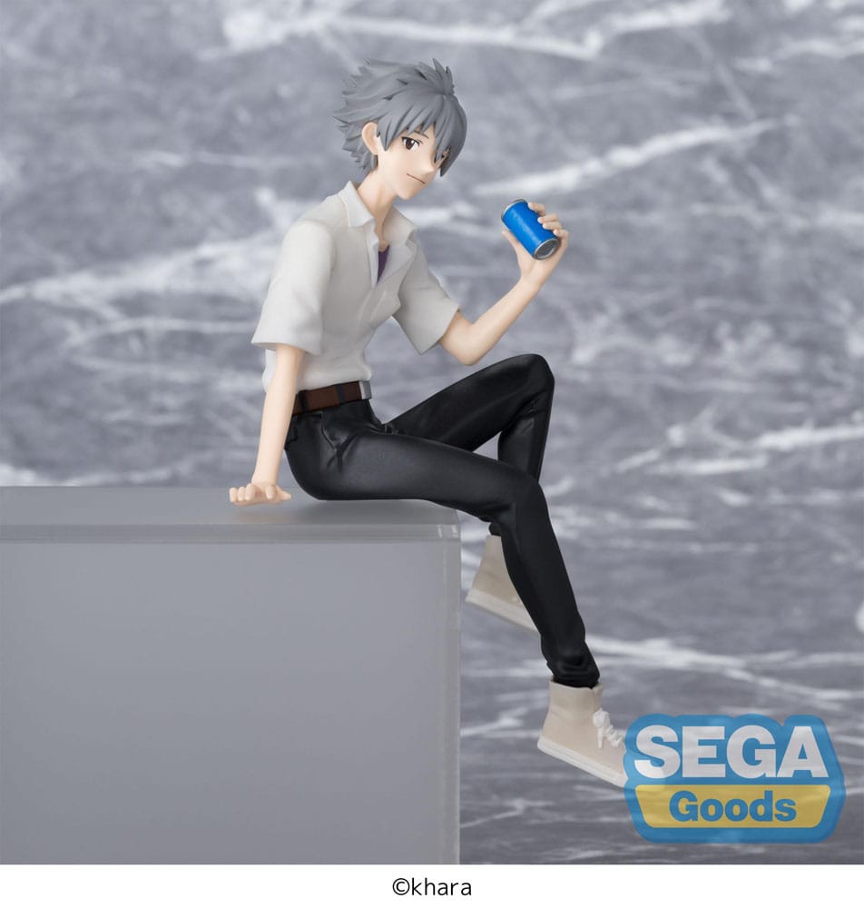 Evangelion: Nieuwe Theatrale Editie PM Zitbaar PVC-beeld Kaworu Nagisa 14 cm
