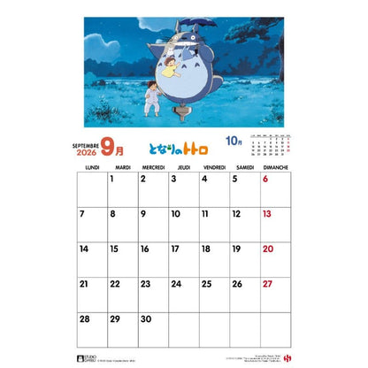 My Neighbor Totoro Kalender 2026 *Franse versie*