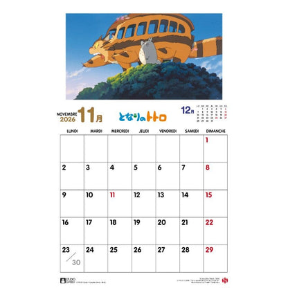 My Neighbor Totoro Kalender 2026 *Franse versie*