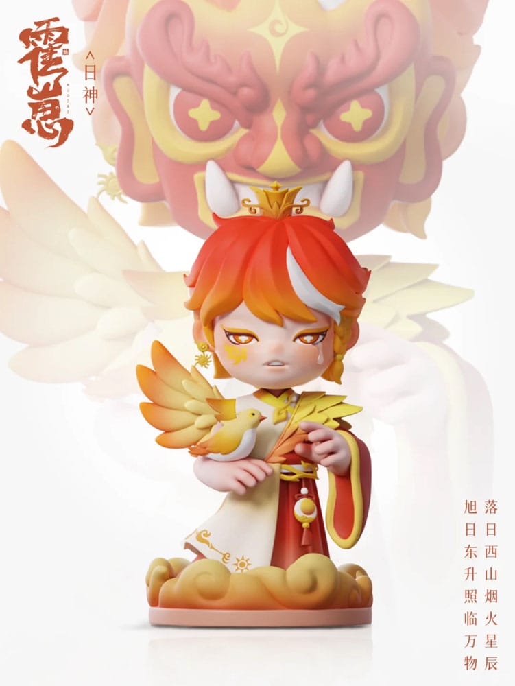 Originele karakterhandelfiguren Huozai Wusheng Group Portrait Series 8 cm assortiment (6)