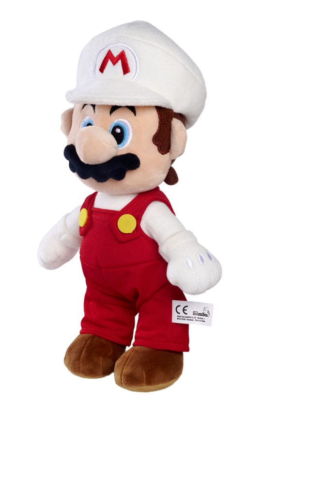 Super Mario pluche figuur Feuer Mario 30 cm