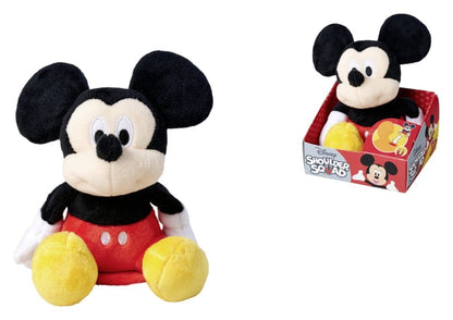 Disney pluche figuur Mickey schouderrijder 12 cm