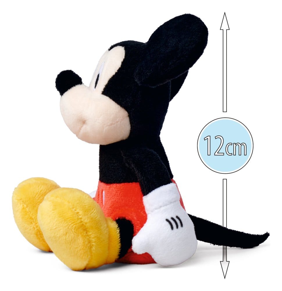 Disney pluche figuur Mickey schouderrijder 12 cm