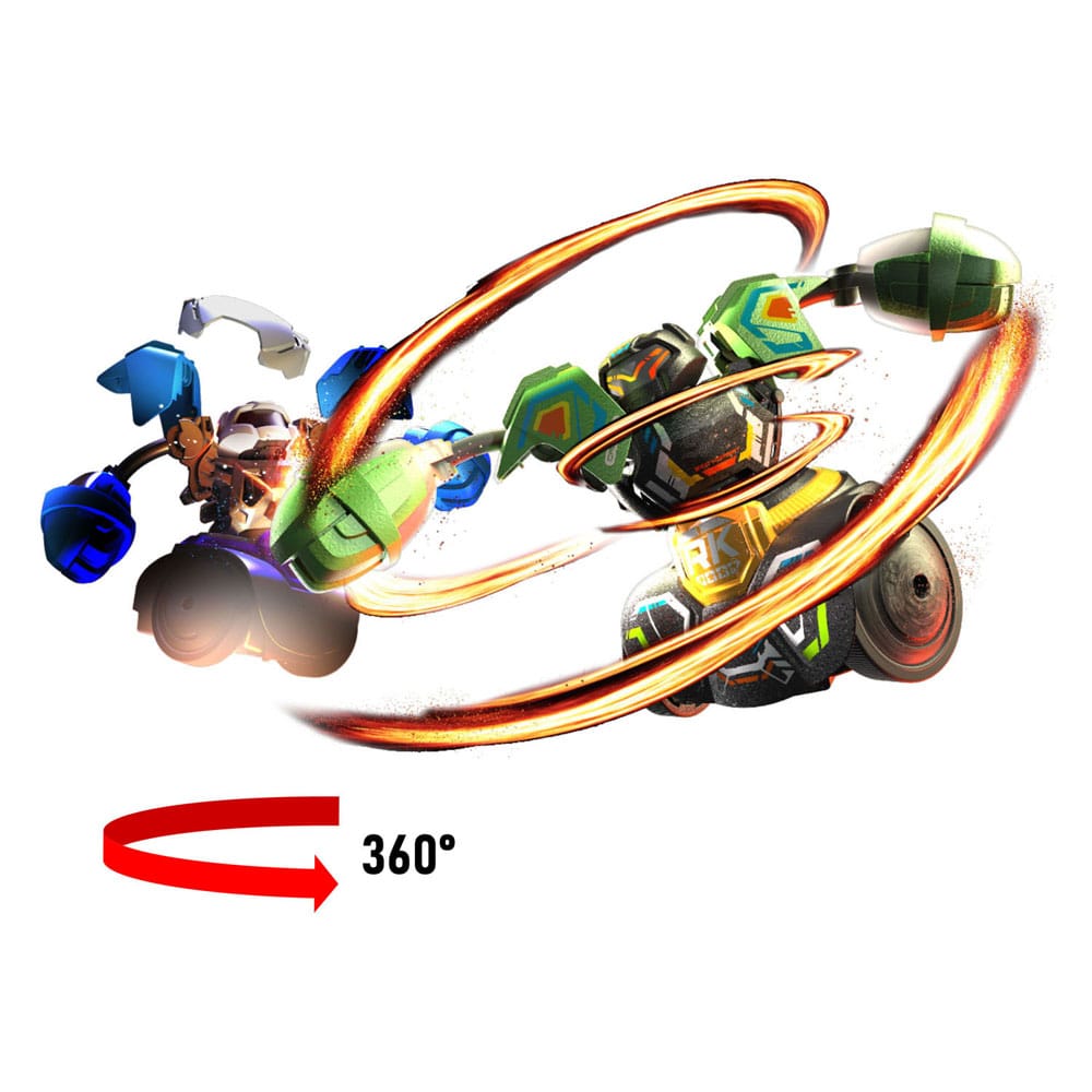 Silverlit Robo Kombat Tornado op afstand bestuurbare robots 2er - Set groen/blauw